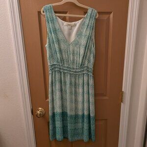 Studio M Dress - Green & White - Medium